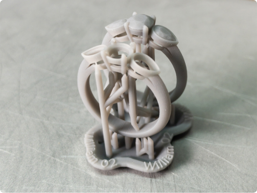 3D printed jewellery prototype